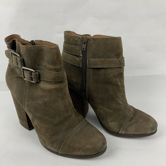 Lucky Brand LK Laureen Chunky Heel Booties 9.5 - Picture 4 of 10